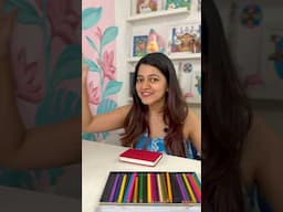 Prettiest ART Using 15 yrs Old Pencil Colours! 😱 #ShivangiSah #Shorts #Paint