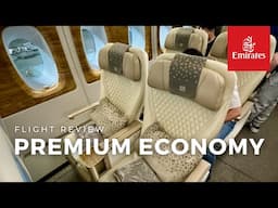 Almost BUSINESS CLASS?! | Emirates New PREMIUM ECONOMY Flight Review