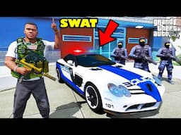 Franklin Become New SWAT Boss In GTA 5 | SHINCHAN and CHOP