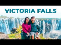We're at the WORLD'S LARGEST WATERFALLS 🇿🇼