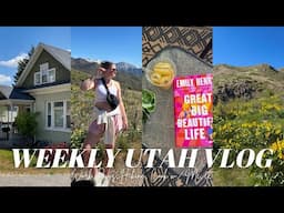 WEEKLY UTAH VLOG | Work Days, Chicken Salad Recipe, Book Chat, Ultrahuman Sleep Score, Hike & More!