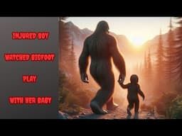 INJURED TEENAGER HID WHILE WATCHING A FEMALE  BIGFOOT PLAY WITH HER BABY                EPISODE 843