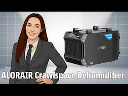 AlorAir Galaxy 60: Heavy Duty 145-Pint Crawl Space Dehumidifier Review & Setup