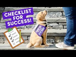 Service Dog Socialization Checklist