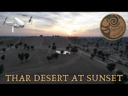 Thar Desert Drone View at Sunset | Nature Videos | Nature Connection