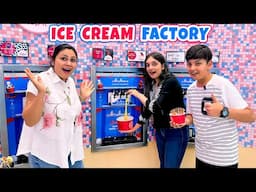ICE CREAM FACTORY | Make Your Own Ice Cream | Aayu and Pihu Show