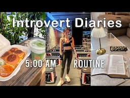 Introvert Diaries: My Cozy 5AM Morning Routine 🧸💕