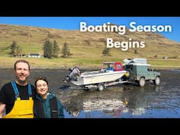 Spring Has Arrived On Our Scottish Island - Launching Our Boat - Isle of Skye - Ep118