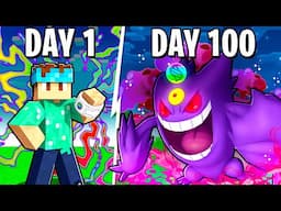 I Spent 100 DAYS In Minecraft Pixelmon: The BEST Pokémon Team