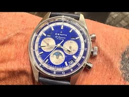New Triple Calendar Lapis Dial Zenith Release! Featuring Jessica From Zenith.