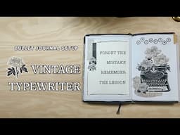 Vintage Typewriter November Bullet Journal Setup