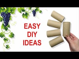 Impressive! 4 Quilling Crafts from Toilet Paper Rolls ♻️ Easy DIY Ideas ♻️ Handmade Reuse Project