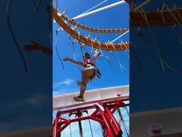 Are you testing out these thrills or lounging by the pool on MSC World America? #cruise #shorts