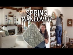 Spring Home Makeover: Thrift Store Vintage Decor Finds! Spring 2025 Decorate with Me!