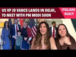 PM Modi Receives US Vice President JD Vance And Family | Italians React