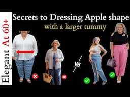 How to Flatter Your Apple Type! - The Truth About Dressing an Apple Body with a Larger Tummy!