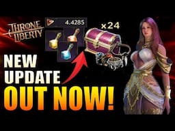 Throne & Liberty - Fortune Event Rewards!? - Easy x24 Chests, New Recipes (can sell) New Outfit!
