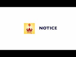 An Important Notice for all the viewers