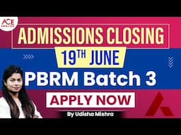 Axis Bank PBRM Program: Admissions Closing Soon | By Udisha Mishra