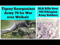 Tigray Reorganizes Army 70 for War over Welkait | OLA Kills More than 700 Ethiopian Army Soldiers