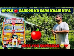 Shenshah ki Bahut Yaad arhi hai 💔|| Apple Garden Ka Sara Kaam Krdiya🔥|| Life style Vlog