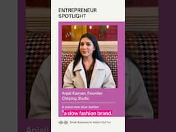 Entrepreneur Spotlight: Building a Slow Fashion Brand in India | Chirping Studio #slowfashion