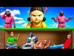 GTA 5: Rope Hero Jack And Franklin Play Hide And Kill With Squid Game Doll In Indian Theft Auto!
