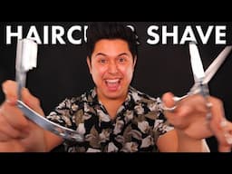 FAST & AGGRESSIVE Haircut, Shave, & Skincare Roleplay | ASMR Barber