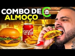 COMBO DE ALMOÇO DO CABANA BURGER TÁ VALENDO A PENA? | Provando Delivery