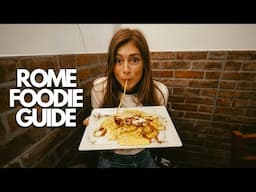 Roman Food Tour (OH MY!)