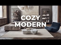 Cozy Modern Interior Design : Your Warm, Minimalist Haven : 4K