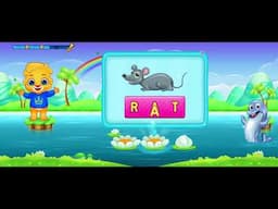 let learn English spelling with cartoon kids