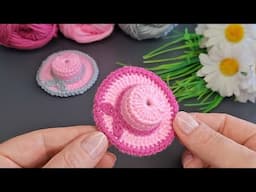 You Can Knit And Sell Crochet Hats For Barbie Dolls And Buckles.🌸#crochet #knitting #diy#handmade