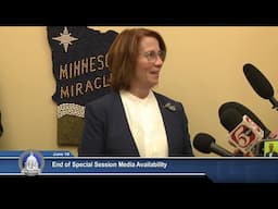 Press Conference: End of Special Session DFL Media Availability - 06/10/25