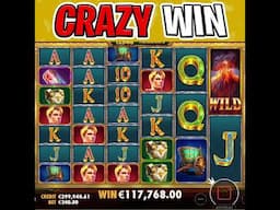 POMPEII MEGAREELS MEGAWAYS SLOT ‼️ €240 MAX BET 🤑 CRAZY WIN #shorts
