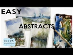 Beginner Watercolor Abstract Landscapes