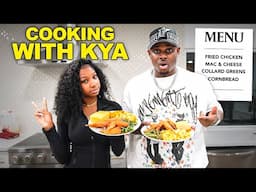 COOKING WITH KYA PULLED UP & COOKED!