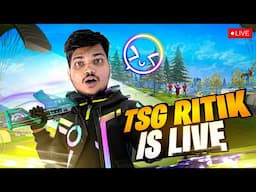 FREE FIRE NEW RANK SEASON TSG RITIK IS LIVE AO VIVO RANK PUSH WITH NEW SQUAD -GARENA FREE FIRE