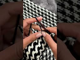 Slip stitch color work, aka mosaic knitting! #knitting #howto