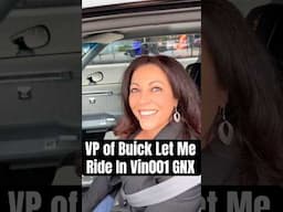 VP of Buick Let Me Ride In Vin001 GNX