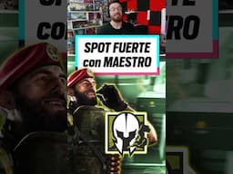SPOT muy FUERTE con MAESTRO en RAINBOW SIX SIEGE X Gameplay Español #shorts