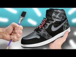Making CUSTOM Gucci Jordan 1's 🔥