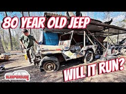 Abandoned Project Flat Fender Jeep CJ-2A , Will It Run?