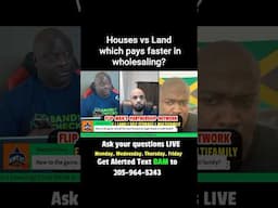 Houses vs Land: Which Gets You Paid Faster When Wholesaling?