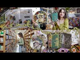 READING VLOG | continuing series i love, journaling, book shopping, cozy days🌱