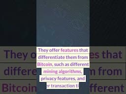 Discover ALTcoins | What are they? How are they different from Bitcoin? #Shorts #Crypto #Finance