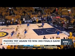 Pacers try again to win 3rd Finals game