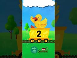 What Color Animal Is in Wagon 1? 🚂 | The Rainbow Train #Shorts