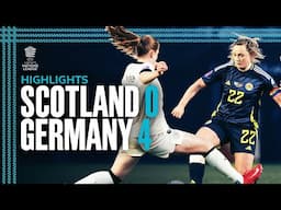 Scotland 0-4 Germany | UEFA Women's Nations League Highlights | Scotland National Team