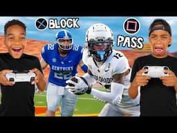 DJ VS KYRIE IN COLLEGE FOOTBALL GAME #3